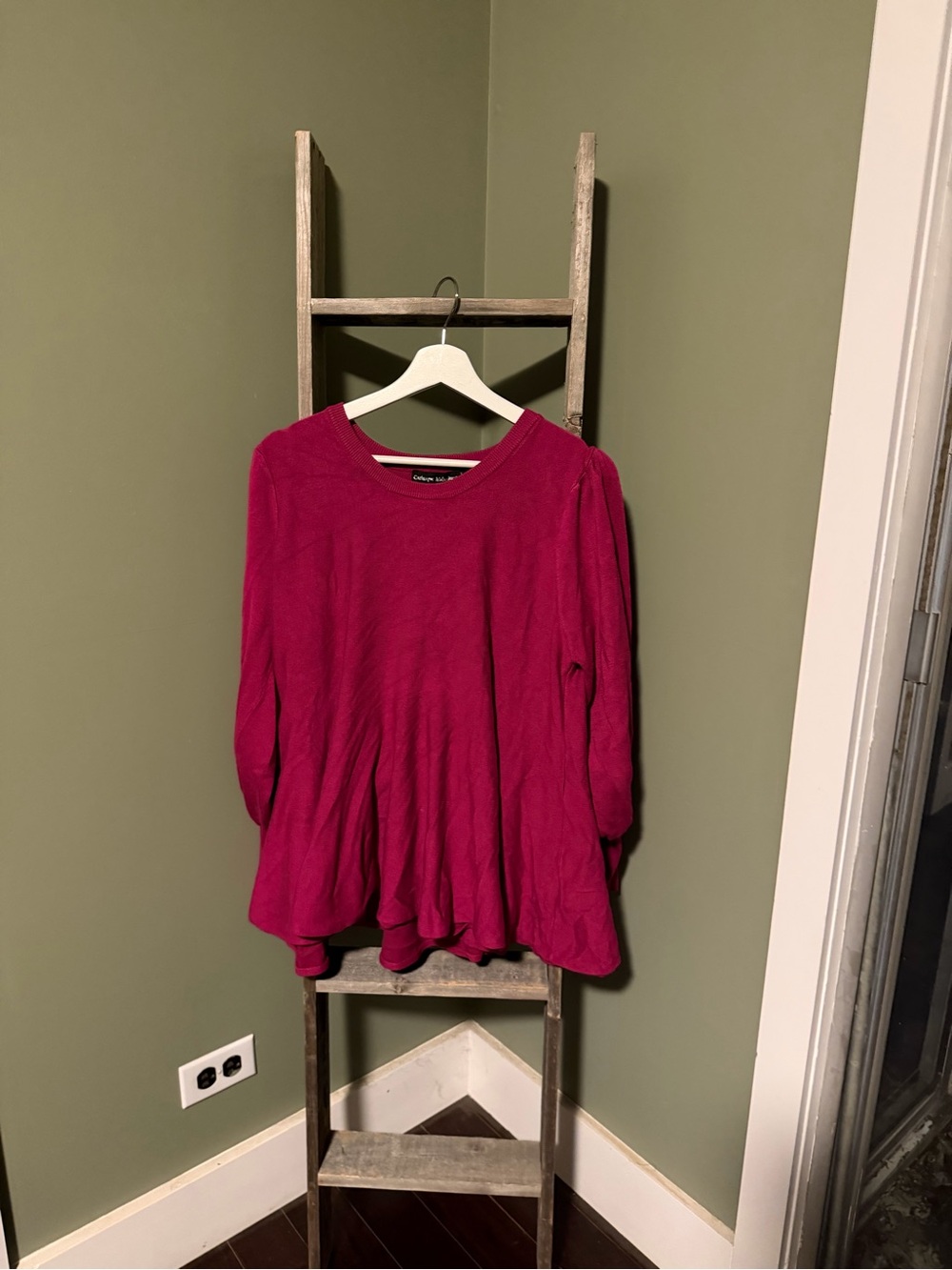 Catherine Malandrino Balloon Sleeve Sweater